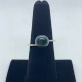 Sterling Silver Jadeite Ring SIZE 8-9