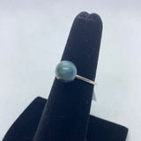 Sterling Silver Jadeite Ring SIZE 6-7