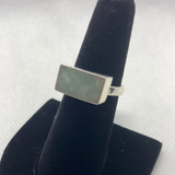 Sterling Silver Jadeite Ring SIZE 7